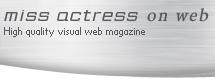 miss actress on web